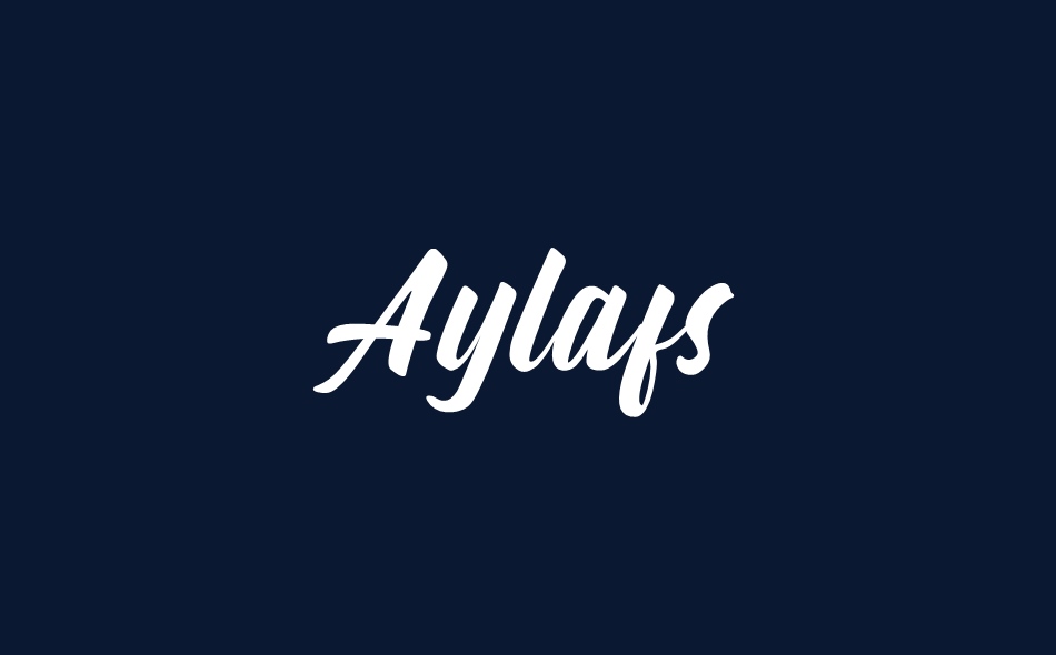 Aylafs font big