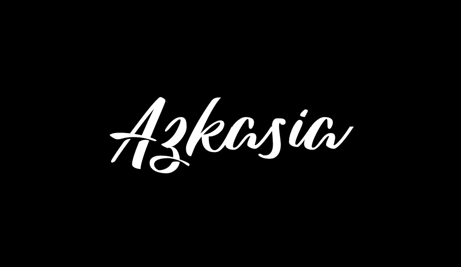 Azkasia Demo font big