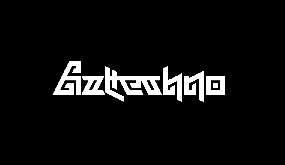 Aztechno font big