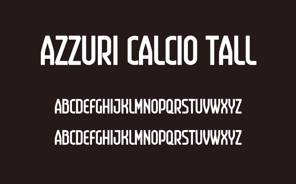 Azzuri Calcio font