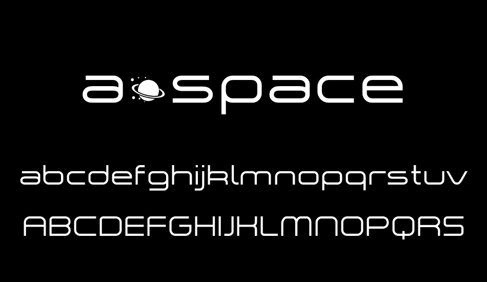 a•space font