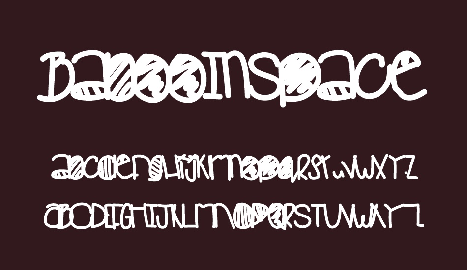 BabooInSpace font