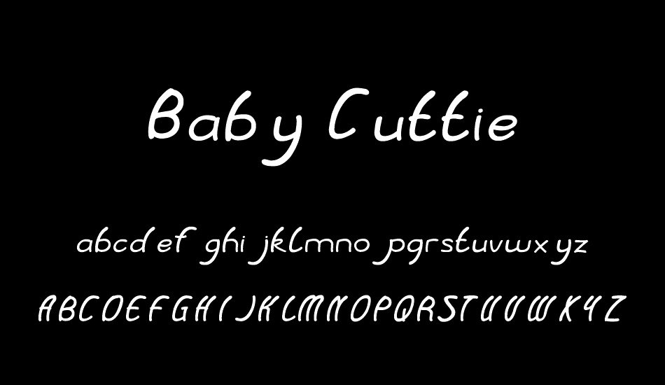 Baby Cuttie font