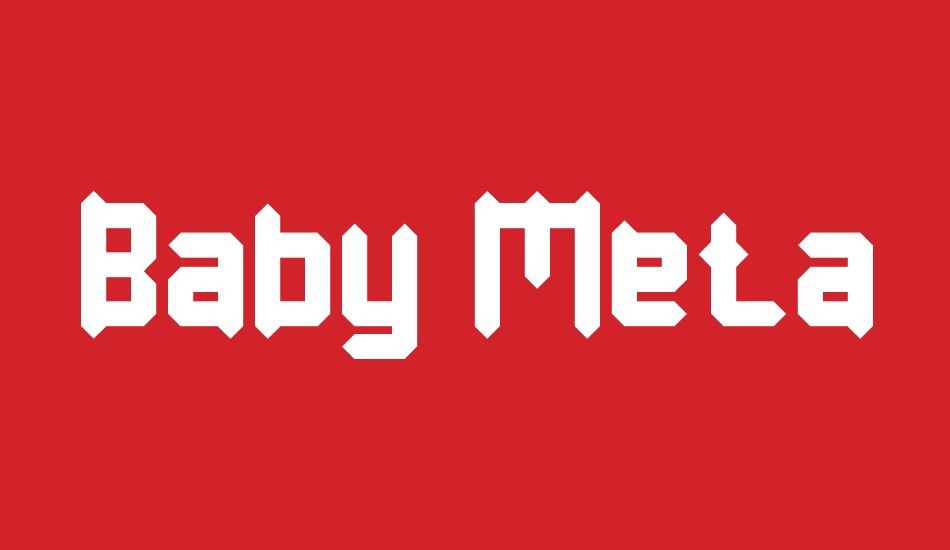 Baby Metal font big