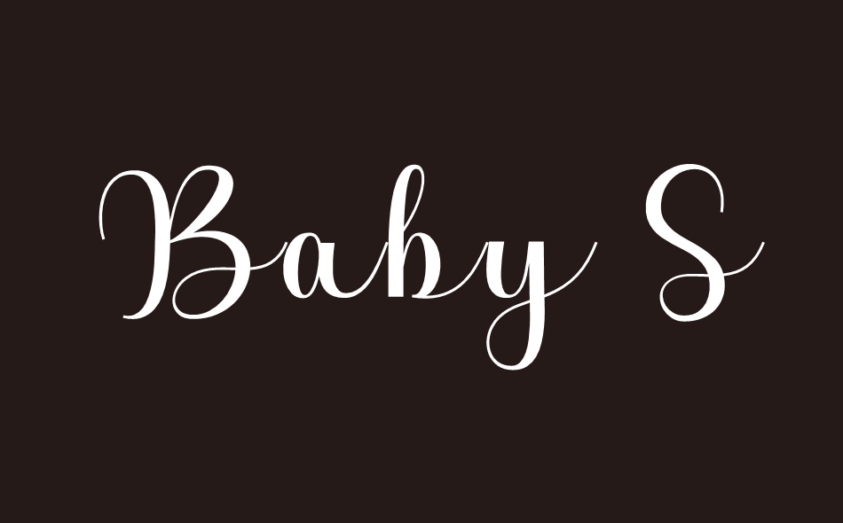 Baby Shopia font big