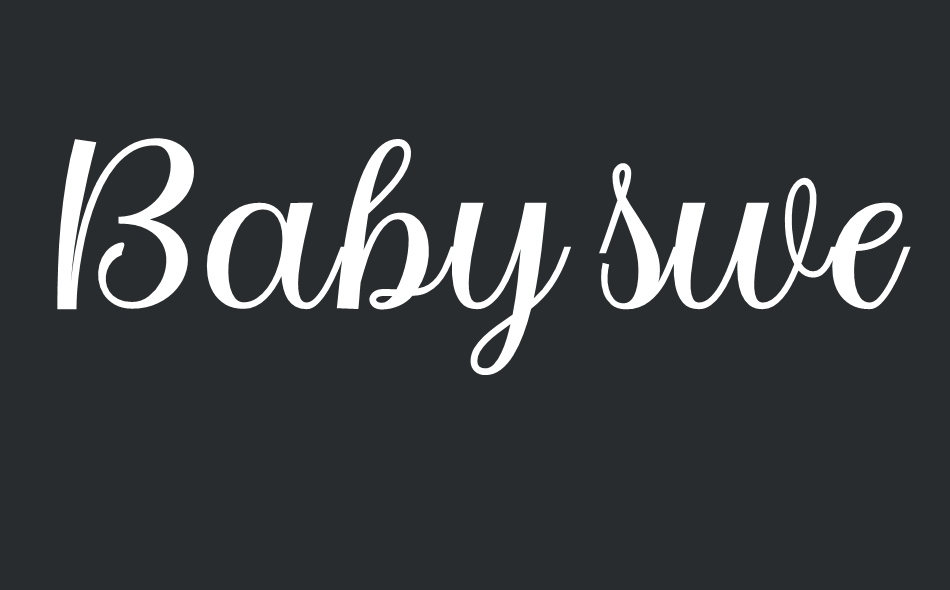 Baby Sweet font big