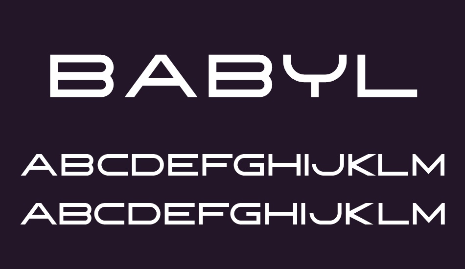 Babylon font