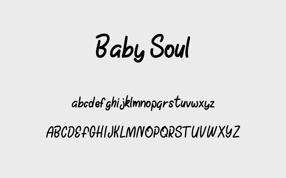 Baby Soul font