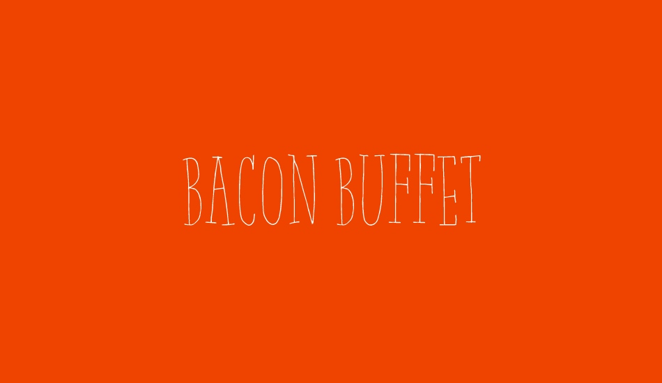 Bacon Buffet DEMO font big