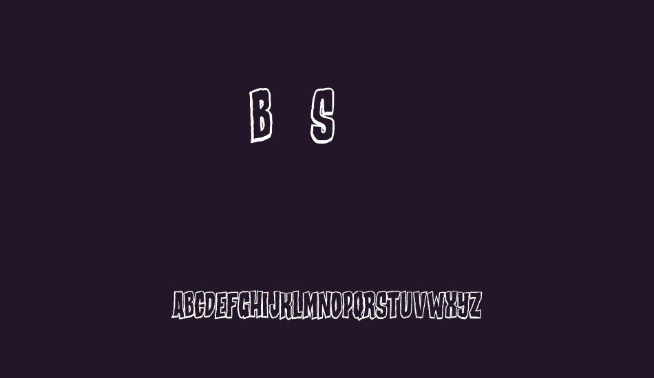 Bad Stories font