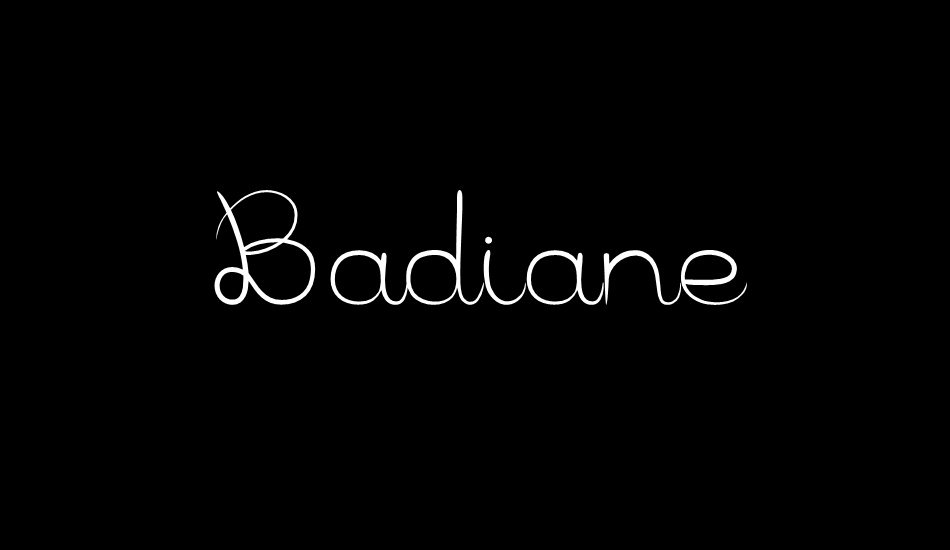 Badiane font big