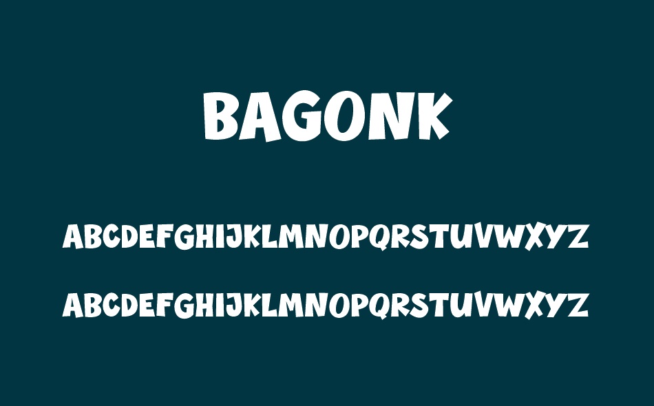 Bagonk Helloween font