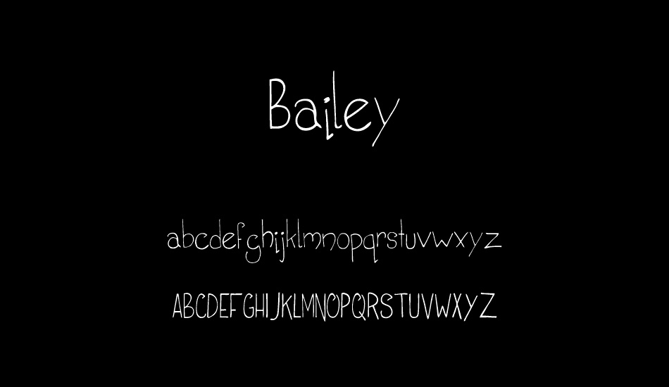 Bailey font