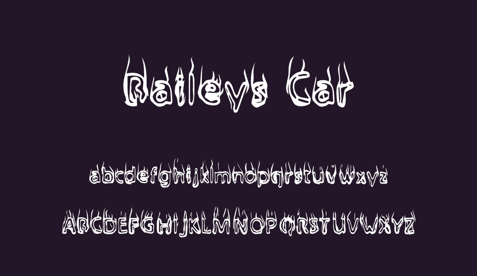 Baileys Car font