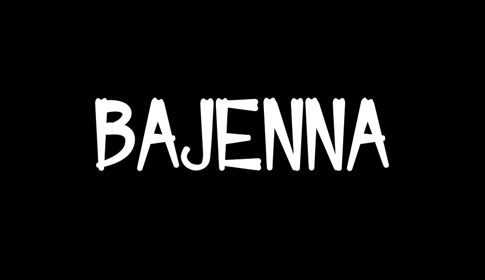 bajenna font big