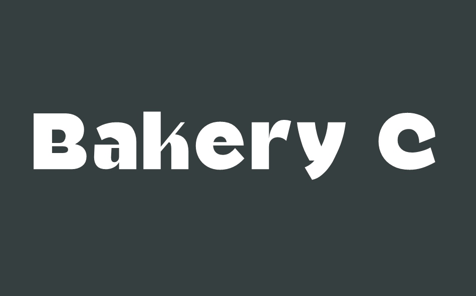 Bakery Cafes font big