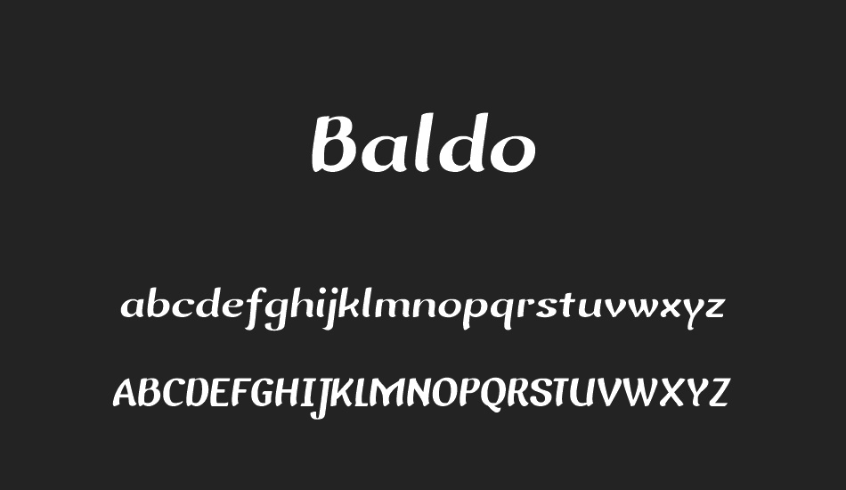 Baldo font