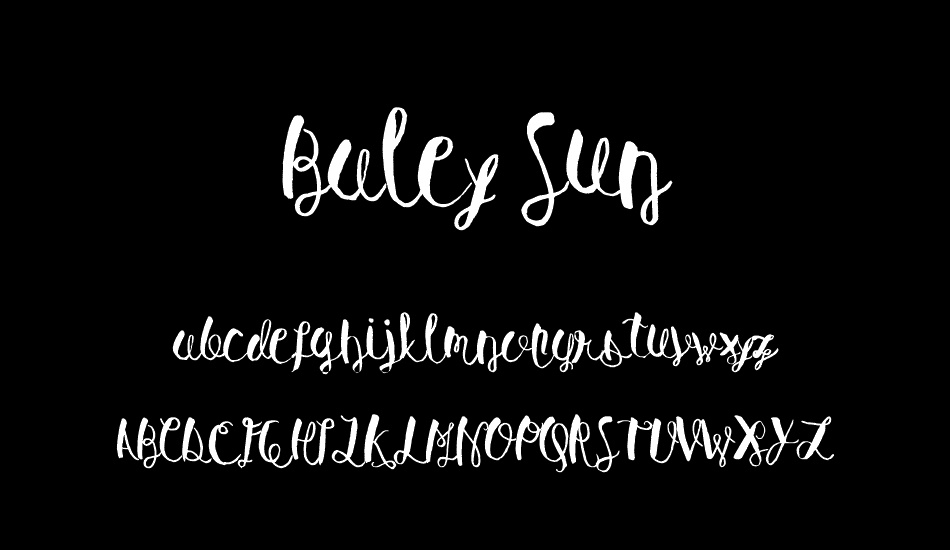 Baley Sun font