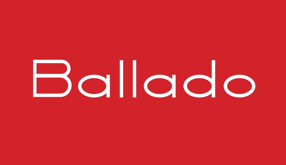 Ballado font big