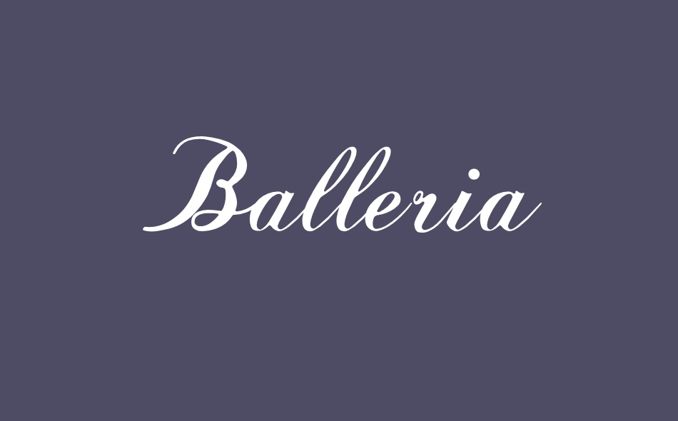 Balleria font big