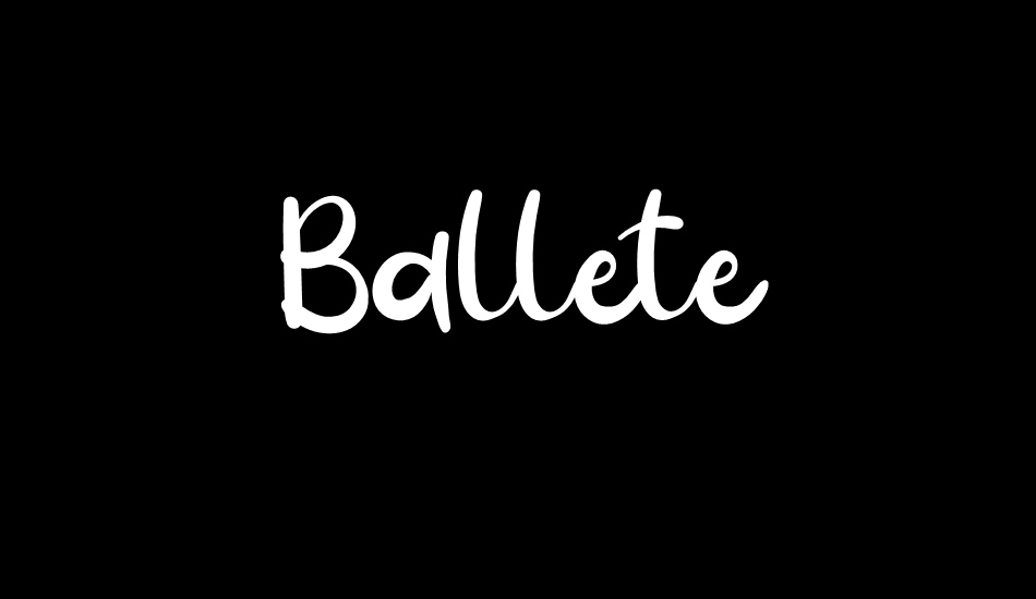 Ballete font big