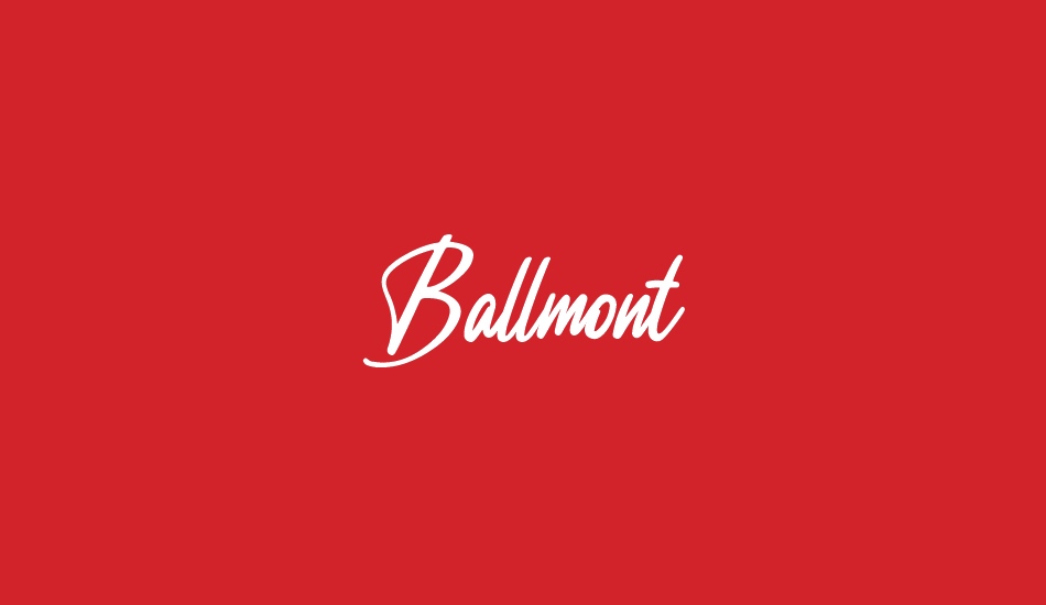 Ballmont font big