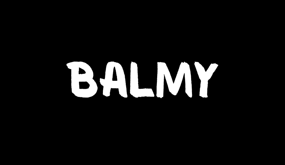 Balmy font big