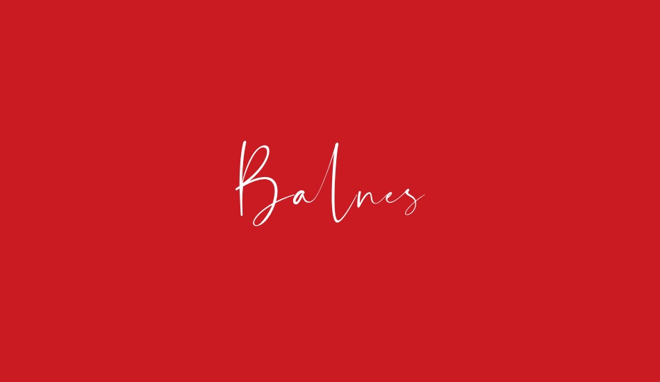 Balnes font big