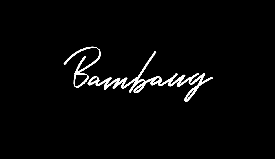 Bambang font big