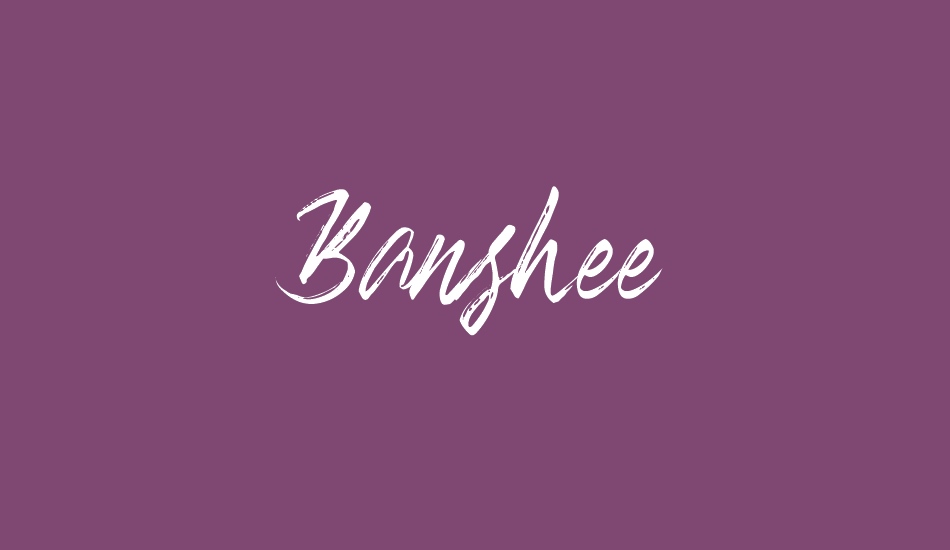 Banshee font big