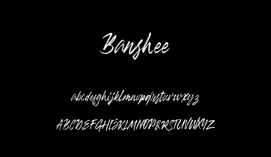 Banshee font