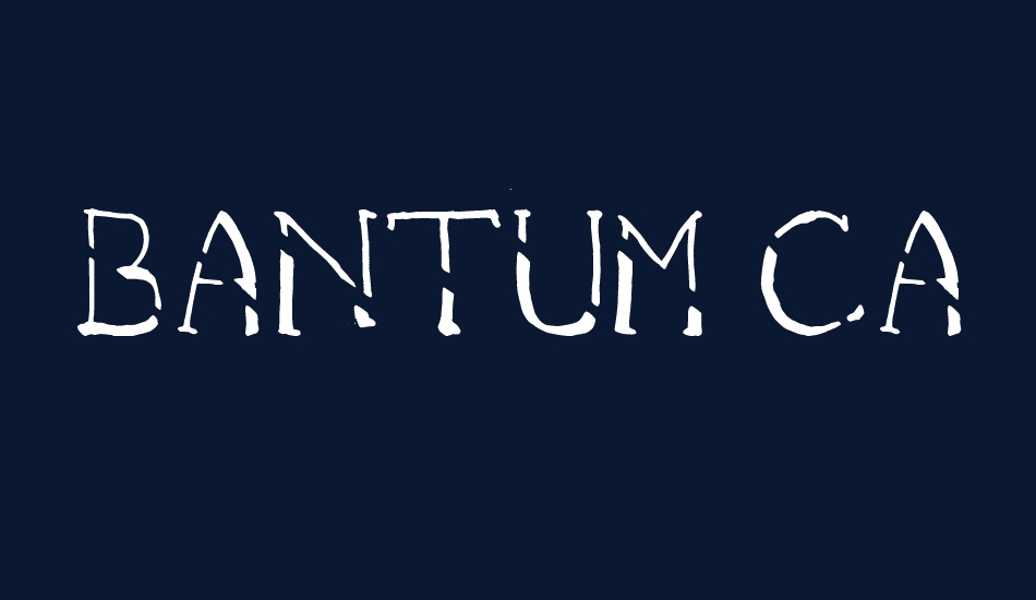 bantum caps font big