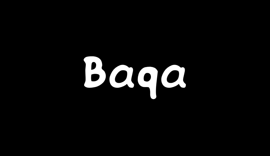 Baqa font big