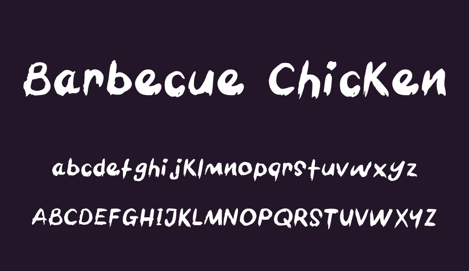 Barbecue Chicken font