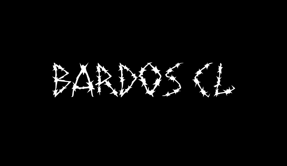 Bardos Cl font big