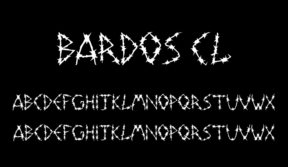 Bardos Cl font