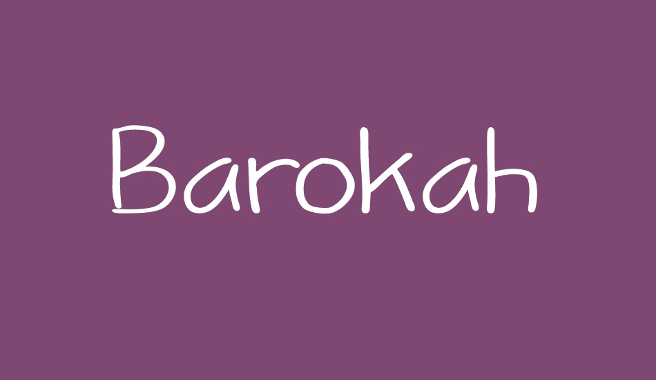 Barokah font big