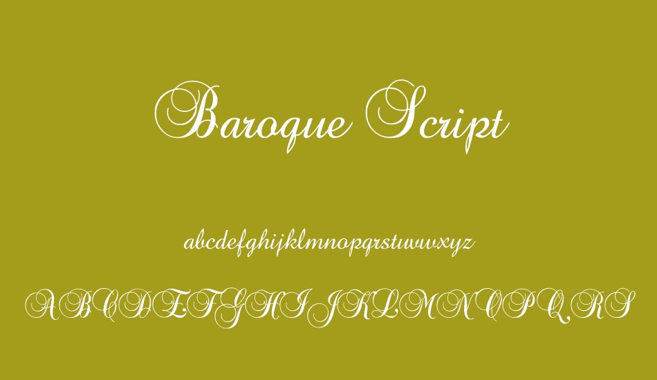 baroque script font photoshop free download