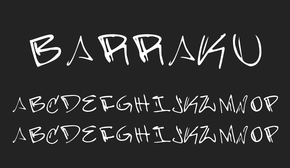 Barrakuda font