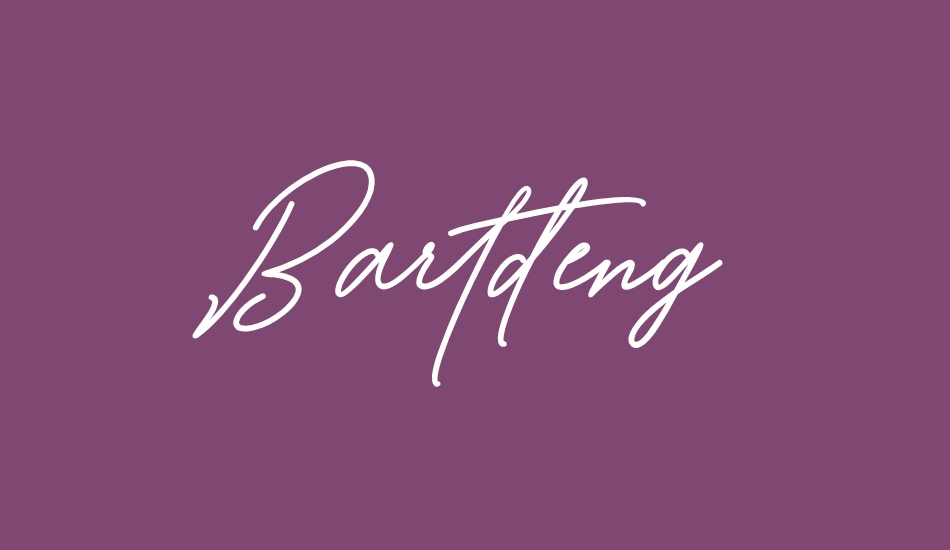 Bartdeng font big