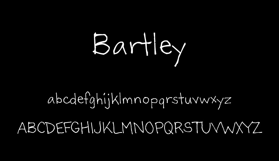 Bartley font