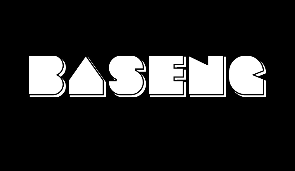 Basenglah Shadow font big