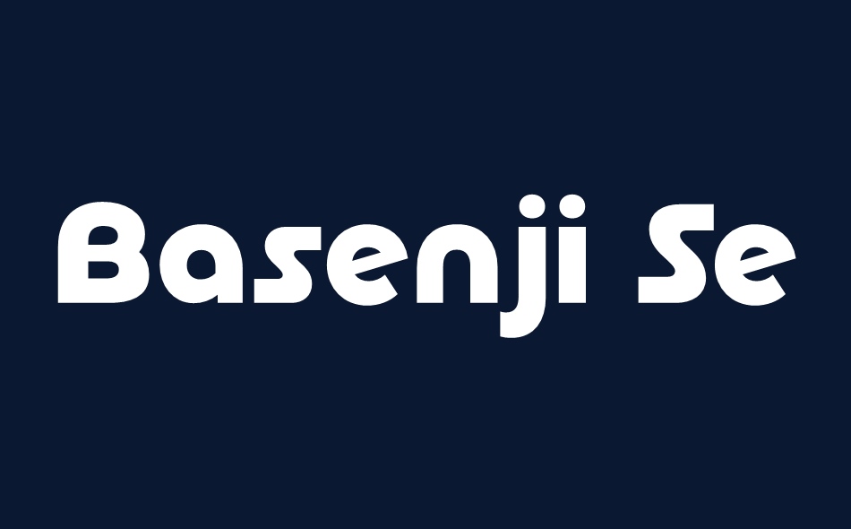 Basenji font big