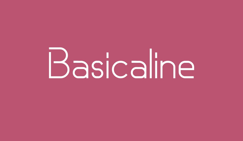 Basicaline font big