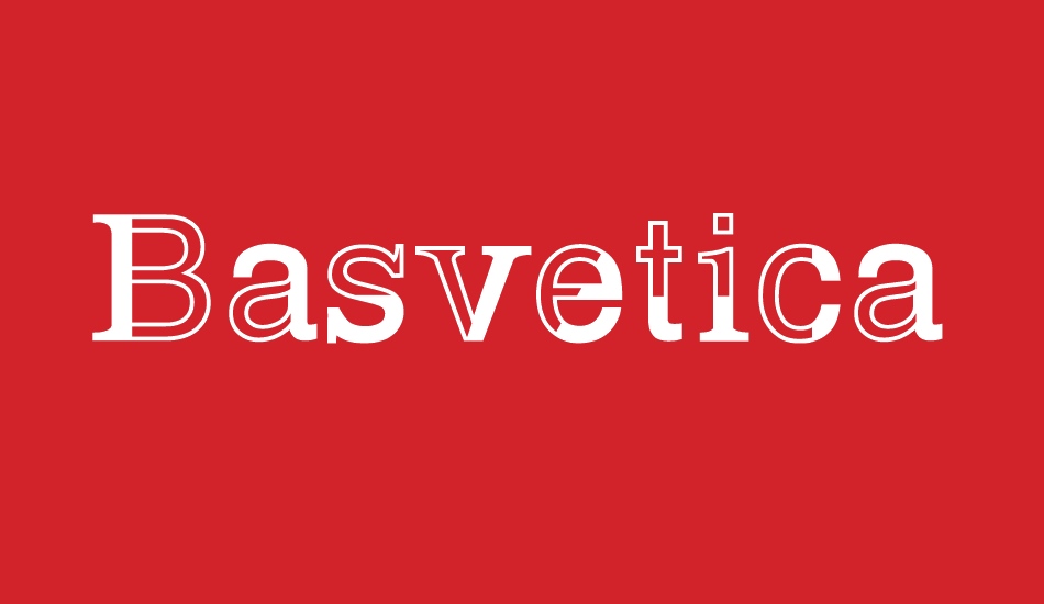 Basvetica font big