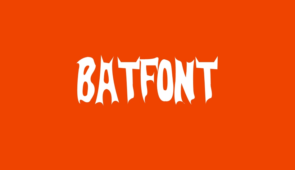 BatFont font big