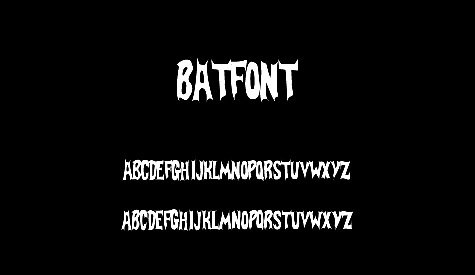 BatFont font