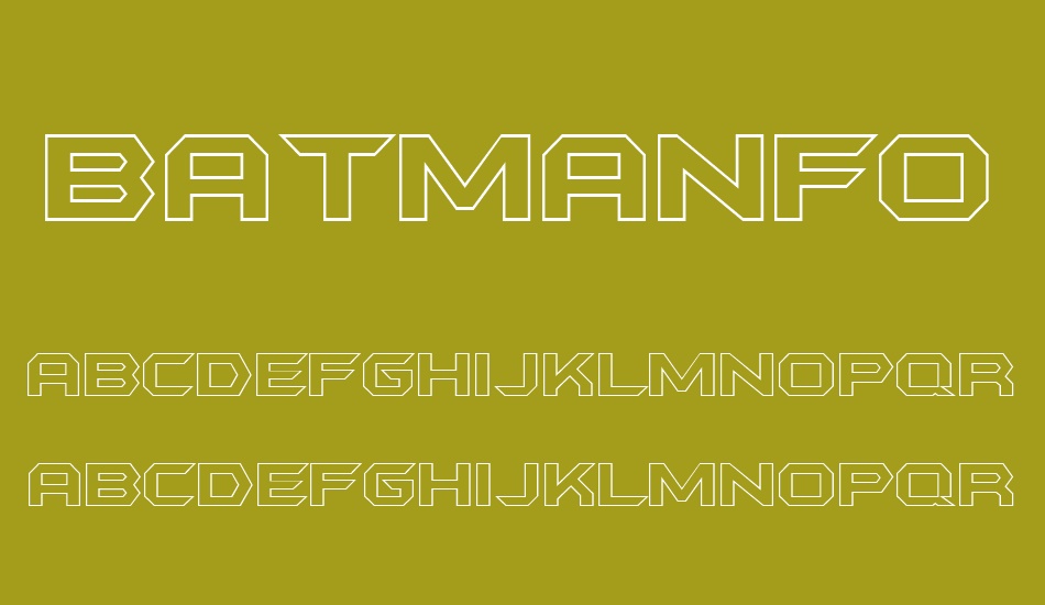 Batman Forever free font
