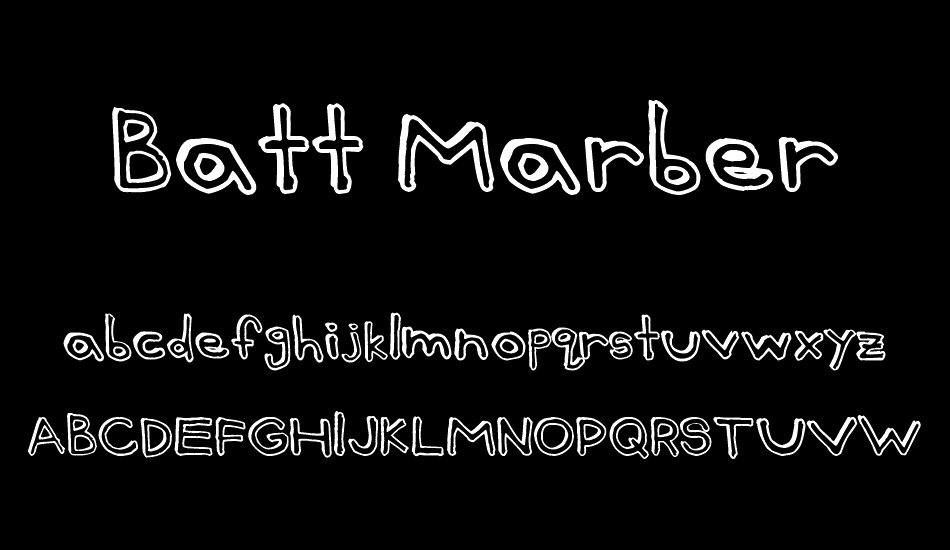 Batt Marber font