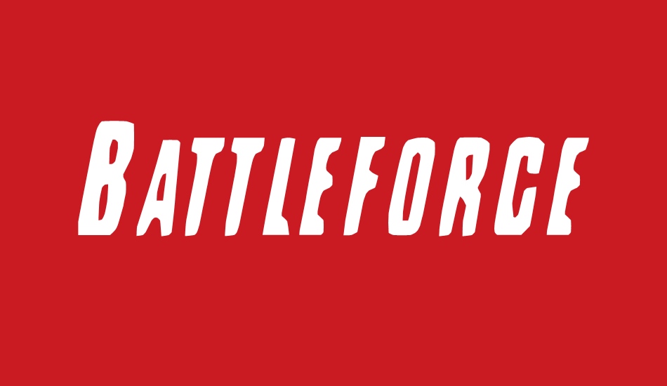 Battleforce 5 font big